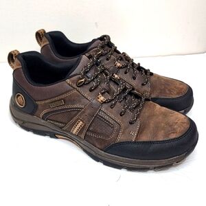 Rockport XCS Hydro Shield Brown Leather Lace Up Shoe Men Shoe 9.5 Waterproof